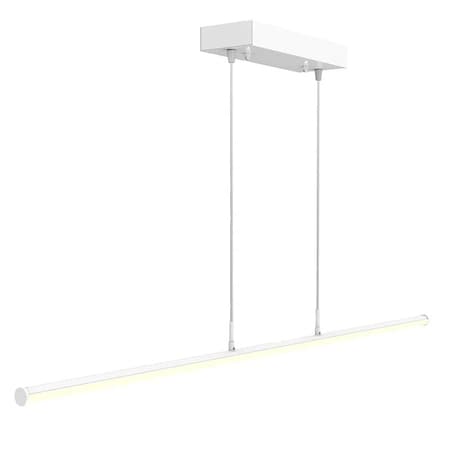 Westgate 48in. LED Power & 3CCT Selectable Decorative Tube Suspension Light SDTL-4FT-20-30W-MCTP